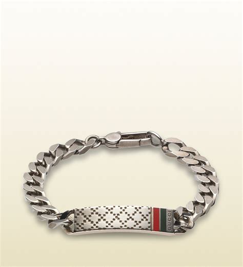 gucci bracelet for men|luxury silver bracelets for men.